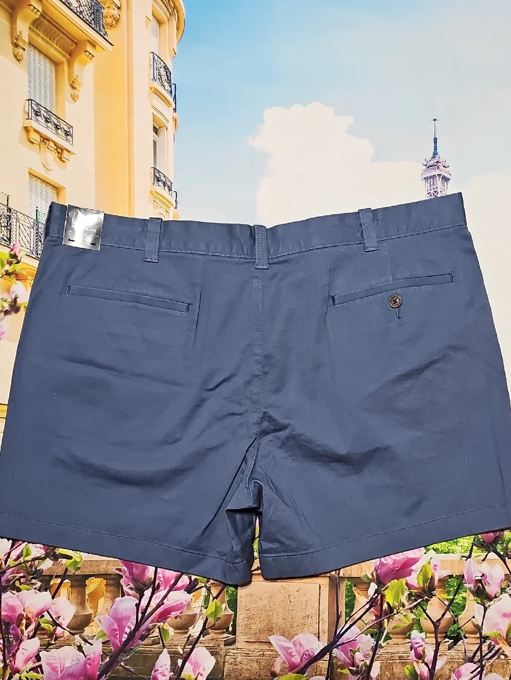 J. Crew Deep Blue Men's Flat Front Shorts Size 40 New